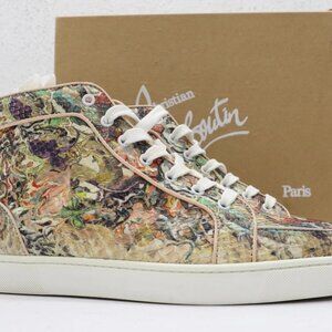 Christian Louboutin Rantus Orlato Flat Python Sneakers Size 9.5 US/42.5 EU
